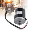 Electric Brushed Motor, 12V 120W High-Speed Small Brushed Motor, Permanent Magnet DC Gear Motor with Belt Pulley for Electric Scooters, E-Bikes, Robotics, and UAVs view 4