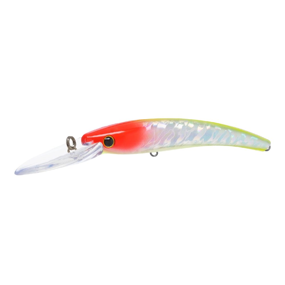 Bill Lewis Fishing Lipless Lifelike Trolling Precise Walleye Crankbait Lite with Two Large Mustad Triple Grips, Clown NOVA