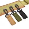 AKOAK 360-degree Swivel Hook Webbing Buckle, Belt Buckle and Personalized Key Chain, Outdoor Accessories, Can be Used with Regular Belt, Tactical Belt, Tactical Backpack, Pack of 3 view 1