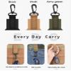 AKOAK 360-degree Swivel Hook Webbing Buckle, Belt Buckle and Personalized Key Chain, Outdoor Accessories, Can be Used with Regular Belt, Tactical Belt, Tactical Backpack, Pack of 3 view 4