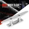Akozon Boat Cleat 4 Inch Stainless Steel Boat Mooring Dock Deck Rope Cleat for Marine Yacht view 3