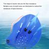 Gasher Contoured Swim Hand Paddles Swimming Training Paddles with Adjustable Straps Swimming Fins Blue view 4