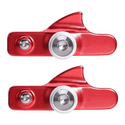 1 Pair Brake Pads, 5 Colors Aluminium Alloy Road Brake Shoes Drawer Brake Pads for Mountain Bike(Red)