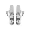 1 Pair Brake Pads, 5 Colors Aluminium Alloy Road Brake Shoes Drawer Brake Pads for Mountain Bike(Silver) view 1