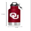 NCAA College Team Logo Insulated Stainless Steel Bottle Chillers 14oz; Team Colors (Oklahoma Sooners) view 2