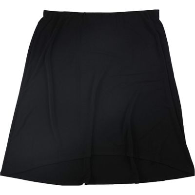 Alfani Womens Solid Pull-On High-Low Skirt, Black, XX-Large