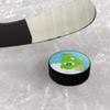 GRAPHICS & MORE Care Bears Good Luck Bear Ice Hockey Puck view 2