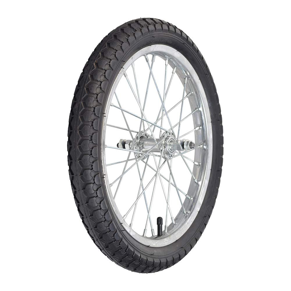 AlveyTech 16" Front Wheel Assembly for the Razor iMod and EcoSmart Metro Electric Scooters - Enhanced Road Grip & Durable Construction - Razor Scooter Wheels Replacement