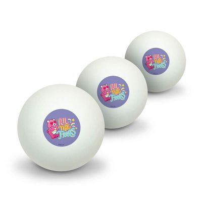 GRAPHICS & MORE Care Bears: Unlock The Magic All The Feels Novelty Table Tennis Ping Pong Ball 3 Pack