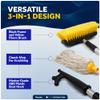 Five Oceans Boat Deck Brush, Extend from 27"- 64", Deluxe Soft Brush, Mop and Hook, Aluminum Telescoping Shaft, for Pontoon, Boats, Sailboats, Cars, RVs, ATVs - FO4264 view 3