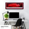 Georgia Football, Light Up Sanford - 42x15.5-inch Single Mat, Select Framed Picture by Blakeway Panoramas view 3