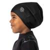 SOUL CAP JR - Large Swimming Cap for Children - Designed for Long Hair, Dreadlocks, Weaves, Hair Extensions, Braids, Curls & Afros - Silicone (Large, Black) view 2