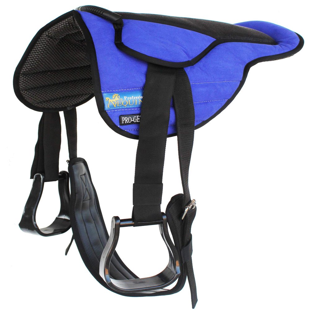 CHALLENGER Horse Western Lightweight Neoprene Padded Bareback Saddle Pad Blue 39186RB