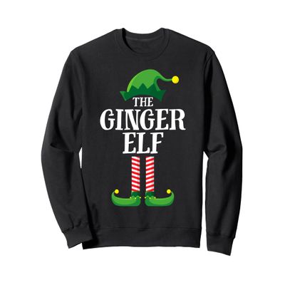 Ginger Elf Matching Family Group Christmas Party Pyjamas Sweatshirt