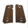 Double Diamond Checkered Walnut COMPACT 1911 Grips view 1
