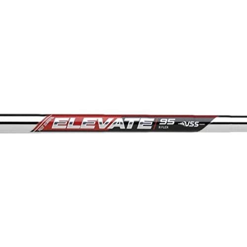 TRUE TEMPER Elevate 95 VSS 6-PW Steel Iron Shafts .370 Parallel Tip - Set of 5 Shafts (Choose Flex) (R300 Regular)