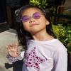 V.W.E. Kids Children Size Hippie Round Circle Lens Lennon Metal Sunglasses (Age 3-12) (Purple) view 2