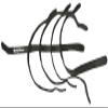 Cliff Keen Wrestling Headgear Straps (Black)