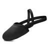 Stelle Unisex-Adult Half Sole Leather Pirouette Dance Canvas Shoes (Black, 3-4 Women/2-3 Men, SUA-Shoes) view 1