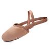 Stelle Half Soles Dance Shoes Women Men Canvas Lyrical Pirouette Ballet Shoes Turners Dance Shoes for Contemporary (Tan, 7.5/8.5) view 1