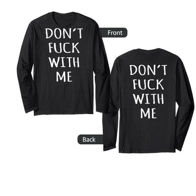 BPD Borderline Personality Disorder Front & Backprint Long Sleeve T-Shirt