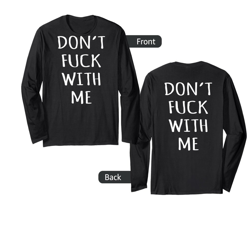 BPD Borderline Personality Disorder Front & Backprint Long Sleeve T-Shirt