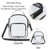 Clear Crossbody Purse Bag, Stadium Approved Clear Tote Bag with Strap for Concert, Sports Games One Size view 3
