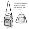 Clear Crossbody Purse Bag, Stadium Approved Clear Tote Bag with Strap for Concert, Sports Games One Size view 4