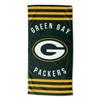 Northwest NFL Green Bay Packers Unisex-Adult Beach Towel, 30" x 60", Stripes view 1