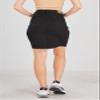 chouyatou Women's Basic Five-Pocket Rugged Wear Denim Skirt with Slit (X-Small, Black) view 4
