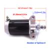 Outboard Engine 65W-81800-00 01 02 03 Starter Motor for Yamaha 20HP 25HP 30HP 40HP / for 50-830308-1 830308T 859169T 888151T 893886T for Mercury Mariner, 18-6437 410-21028 F25-05170100W for Parsun HDX view 3