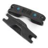 Yaktrax Quick Trax Studded Traction Shoe Bands (1 Pair), Black view 3