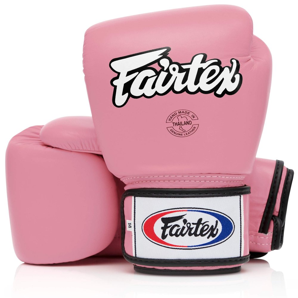 Fairtex BGV1 Muay Thai Boxing Training Sparring Gloves for Men, Women, Kids| Premium Quality, Light Weight & Shock Absorbent 10 oz Boxing Gloves -Pink