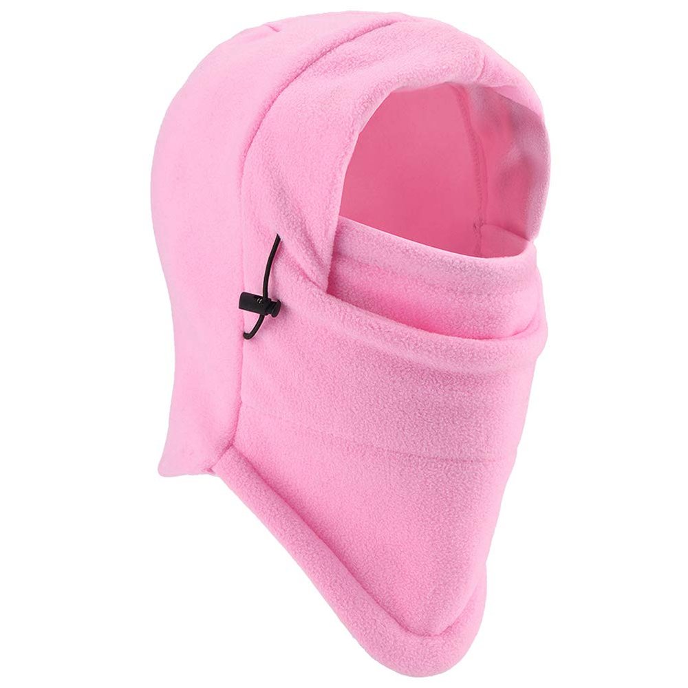 YQXCC Kids Winter Hats Balaclava Ski Mask Windproof Warm Adjustable with Fleece Lining Hat for Boys Girls Pink