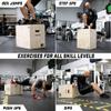 GoSports Fitness Launch Box 3-in-1 Adjustable Height Wood Plyo Jump Box for Exercises of All Skill Levels view 3