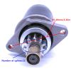 Boat Motor 6F5-81800-10 6F5-81800-11 6J4-81800-01 6G8-81800-11 68T-81800-00 Starter Motor for Yamaha 8HP 9.9HP 25HP 30HP 40HP 50HP Outboard Engine,for Sierra 18-6421, MOT5014 4-6421 S108-123 S108-87A view 2