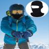 WILLBOND 1 Hole Ski Mask Winter Knitted Balaclava Warm Full Face Mask Windproof Head Cover for Men Women Sports Outdoor(Black) view 2