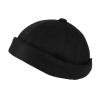 WITHMOONS Brimless Wool Watch Cap Docker Hat Harbour Adjustable YT51232 (Black) view 1