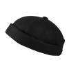 WITHMOONS Brimless Wool Watch Cap Docker Hat Harbour Adjustable YT51232 (Black) view 2