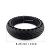 Z-FIRST Solid Tires 8.5 Inches Electric Scooter Wheels Replacement Tire 8-1/2'' Front or Rear Honeycomb Tires for Xiaomi Mijia M365, Gotrax GXL V2 and More (1) view 2