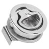 2 Inch Stainless Steel Boat Lock Flush Pull for Marine Deck Round Yacht Replacement 316 Marine Grade No Welding Required Mirror Polished view 3