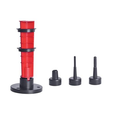 Archery Columnar Fletching Jig Rubber Feather Bonding Tool Arrow Feather Stick Adhere Maker for Multi-Size Arrow DIY Archery