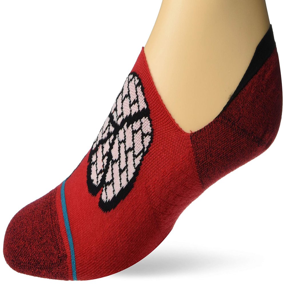 Stance Rocksteady No Show Red LG (Men's Shoe 9-12)