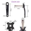 BUCKLOS IXF 104 BCD 30-52T Mountain Bike Crankset -Hollow Integrated MTB 170mm Crank Set- Aluminum Alloy Bike Crankset with Narrow Wide Tooth Chainring Bottom Bracket Bolts (Black/Red). view 2