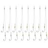 Dyxssm Fishing Hook and Leader, Fishing Rig Hooks with Wire Line Leader (22#) view 1