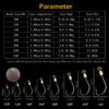 Dyxssm Fishing Hook and Leader, Fishing Rig Hooks with Wire Line Leader (22#) view 2