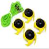 Tee Claw Golf Tee Holder, Golf Mat Tee, Golf Alignment String, Baseball Agility Training for Indoor and Outdoor, Made in The USA (4 Pack Black/Yellow) view 2