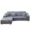 SXFSE Printed L Shaped Sofa Cover for Living Room, 2PCS Stretch Covers for Corner Sofa Slipcover Corner Sectional Chaise Longue Sofa view 2