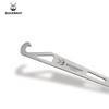 SILVERANT Titanium Ultralight Spork, 6.4 Long Utensil With Polished Bowl, For Camping, Hiking & Backpacking, Extra Strong, Durable & Lightweight - With Drawstring Case view 3