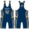 4 Time All American Sublimated Wrestling Singlet  Stitched & Durable Mens Singlet  Singlet for Wrestling, MMA & Powerlifting Wrestling Singlet Youth Boys (S 91-120 lbs., US Navy) view 1